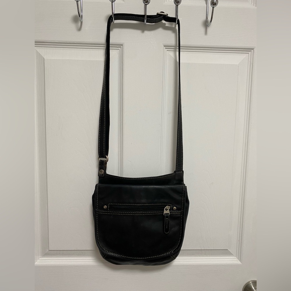 Fossil vintage Black Patterned Leather Bag - Picture 3 of 10